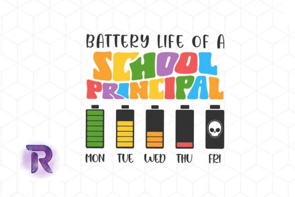 Battery Life of a School Principal PNG