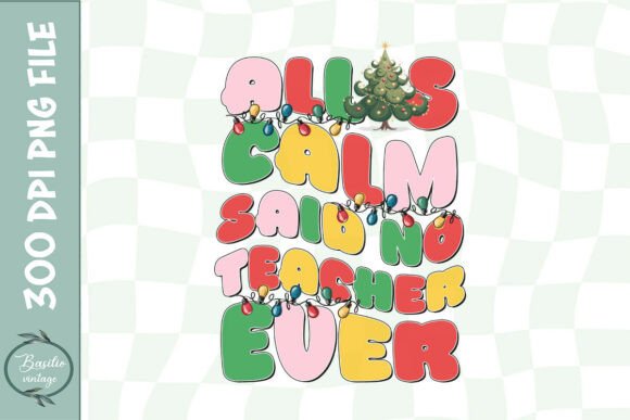 Calm and Shiny Teacher Holiday PNG