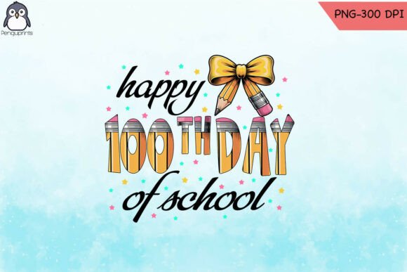 Celebrate 100 Days Happy School Fun PNG