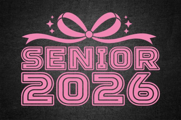 Coquette Senior 2026 Svg: Graphics for Crafts & Content