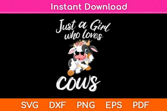 Cow Lover Svg for Crafts and Graphics