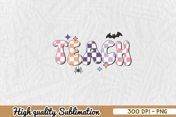 Halloween Teacher Sublimation PNG