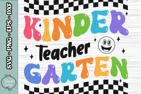 Kinder Teacher Garten Sublimation PNG