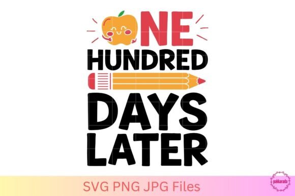 One Hundred Days Later 100th Day School Graphics