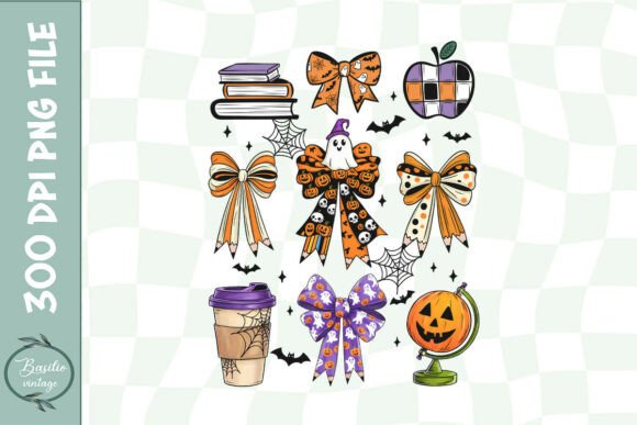 Teacher Halloween Cute Sublimation PNG