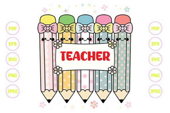 Teacher Vector Design: Graphics for Crafts and Content