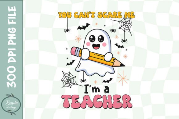Unspookable Teacher Halloween PNG